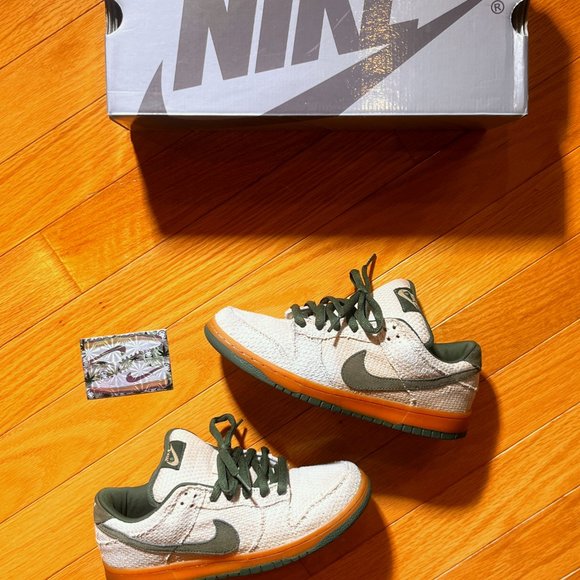 RARE HEMP BUNDLE! Nike SB Dunk Low Bonsai Hemp + BRAND NEW matching SB jacket - Picture 10 of 16